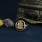 vintage Golden vintage signet ring with chalcedony 14 kt