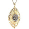 vintage Golden vintage pendant with diamond 14 ct