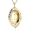 vintage Golden vintage pendant with diamond 14 ct