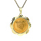 vintage Gold vintage coin pendant 14 kt