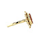 vintage Golden vintage ring with cameo 14 kt