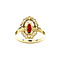 vintage Golden vintage ring with cameo 14 kt