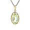 vintage Golden vintage pendant with spinel 14 kt