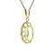 vintage Golden vintage pendant with spinel 14 kt
