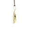 vintage Golden vintage pendant with spinel 14 kt