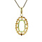 vintage Golden vintage pendant with spinel 14 kt