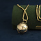 vintage Golden vintage globe pendant 14 kt