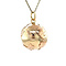 vintage Golden vintage globe pendant 14 kt