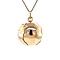vintage Golden vintage globe pendant 14 kt