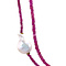 vintage Ruby necklace with pearl and 14-carat gold clasp