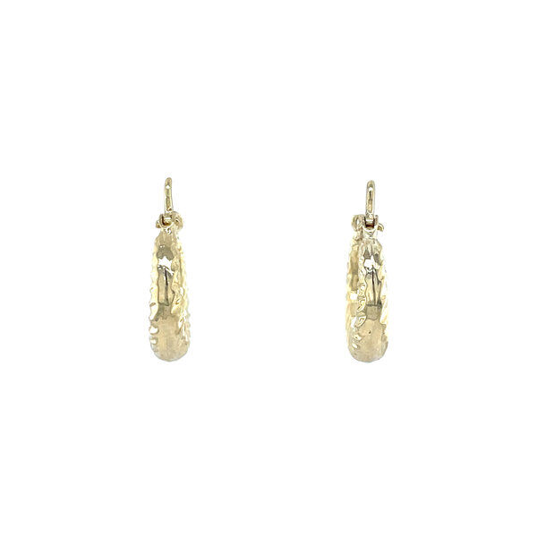 vintage Gouden vintage fantasie oorringen 14 krt