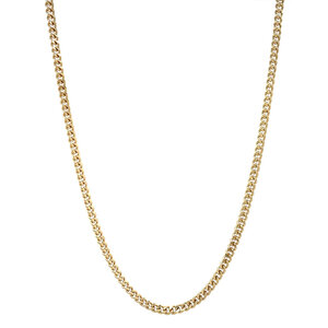 Gouden gourmet collier 14 krt
