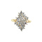 vintage Gold vintage ring with diamond 14 kt