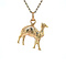 vintage Golden vintage camel pendant 14 kt