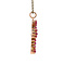 vintage Rose gold vintage cross pendant with ruby 18 carat