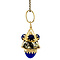 vintage Vintage gouden hanger met chalcedoon en kleursteen 18 krt