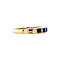vintage Golden vintage memory ring with sapphire and diamond 18 ct