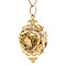 vintage Golden vintage pendant with citrine 18 kt