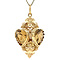 vintage Golden vintage pendant with citrine 18 kt
