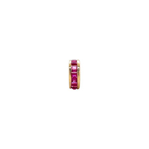 Gold ear cuff with ruby 18 ct