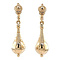 vintage Golden vintage fantasy earrings 14 kt