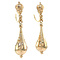 vintage Golden vintage fantasy earrings 14 kt