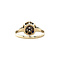 vintage Entourage ring with sapphire and diamond 9 ct
