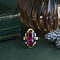 vintage Golden vintage ring with ruby 14 carat