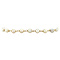 vintage Golden vintage bracelet with pearls 14 carat