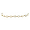 vintage Golden vintage bracelet with pearls 14 carat