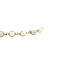 vintage Golden vintage bracelet with pearls 14 carat