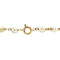 vintage Golden vintage bracelet with pearls 14 carat