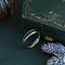 vintage Witgouden vintage ring met saffier 14 krt