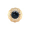vintage Golden vintage ring with garnet 14 kt