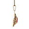 vintage Gold vintage pendant with blood coral 14 kt