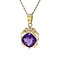 vintage Vintage pendant with amethyst 9 kt