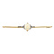 vintage Gouden broche met opaal 14 krt