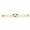 vintage Gouden broche met opaal 14 krt