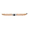 vintage Vintage bicolour gouden armband met saffier en diamant 14 krt