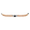 vintage Vintage bicolour gouden armband met saffier en diamant 14 krt