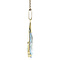 vintage Gouden vintage hanger met spinel 14 krt