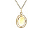 vintage Golden vintage pendant with citrine 14 carat