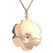vintage Tricolour vintage gouden Maria munt hanger 14 krt