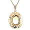 vintage Gold vintage pendant with citrine 14 kt