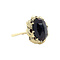 vintage Gold vintage ring with garnet 14 kt