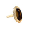vintage Gold vintage ring with tiger's eye 14 kt