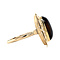 vintage Gold vintage ring with tiger's eye 14 kt