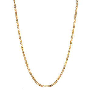 Gouden fantasie collier 14 krt