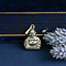 vintage Gouden vintage Boeddha hanger 14 krt