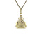 vintage Gouden vintage Boeddha hanger 14 krt